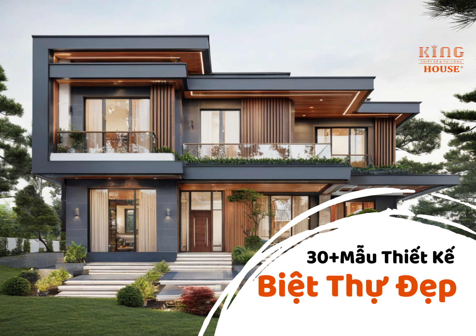 30 + Mẫu Thiết Kế Biệt Thự Đẹp, Sang Trọng Năm 2024