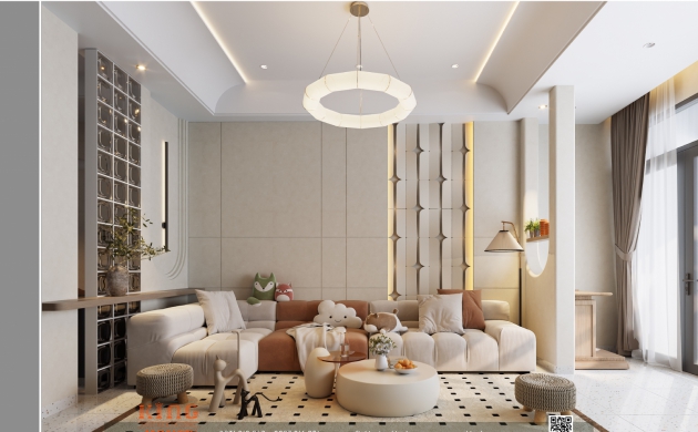Thiết Kế Nội Thất Hiện Đại Cho Nhà Xây Sẵn Tại KDC Tân Thái Thịnh – Long An