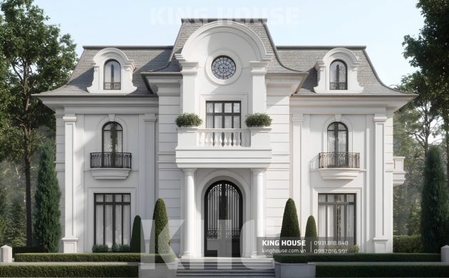 [Top] 30 Mẫu Villa 2 Tầng Tân Cổ Điển – Khi Đẳng Cấp Gặp Gỡ Sự Tinh Tế