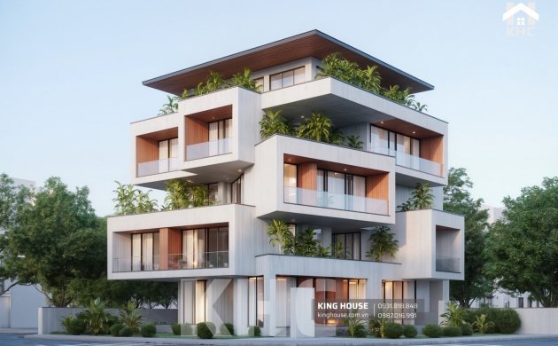 18 Mẫu Nhà Ở Kết Hợp Kinh Doanh – CHDV Hiện Đại