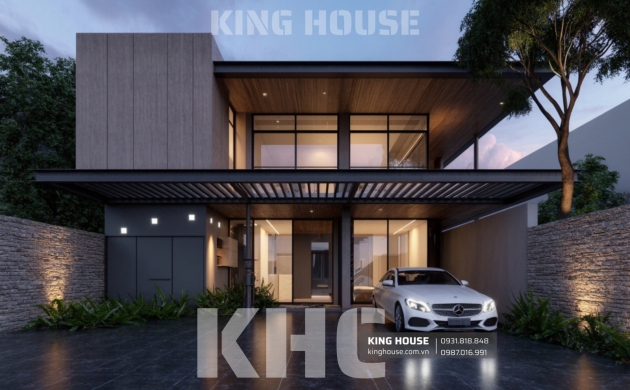 Mẫu Villa 2 Tầng Hiện Đại – Không Gian Sống Đẳng Cấp Cho Gia Đình Trẻ