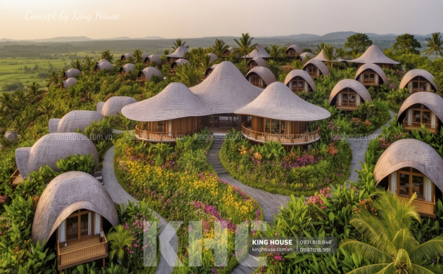 Thiết Kế Homestay Nghỉ Dưỡng Độc Đáo Tại Lộc Ninh Đồng Nai 
