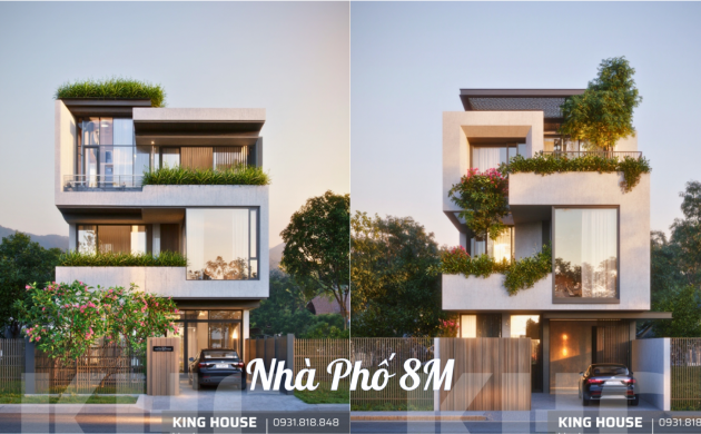 20+ Mẫu Nhà Phố 8m Hiện Đại Khiến Gia Chủ “mê Từ Cái Nhìn Đầu Tiên”