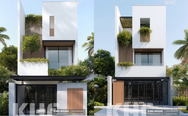 10+ Mẫu Nhà Phố Tone Trắng 5m Đẹp – Tinh Tế – Hiện Đại