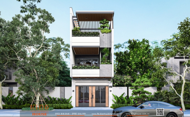 Vạn Hạnh House | Mẫu Nhà Phố 2 Lầu 1 Tum Hiện Đại, Tối Giản & Đầy Cảm Hứng