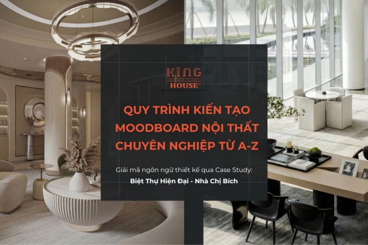 Quy Trình Làm Moodboard Nội Thất Chuyên Nghiệp Từ A–Z (Kèm Case Thực Tế)