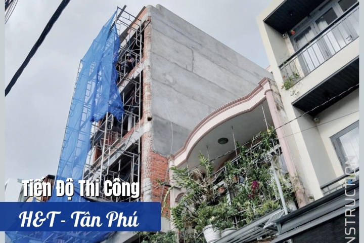 Công Tác Xây Tô Và Xử Lý Lưới Chống Nứt Tại Công Trình H&T – Tân Phú