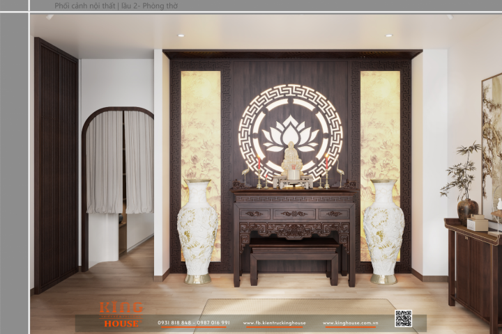 Phong thủy phòng thờ/bàn thờ Mang lại bình an và thịnh vượng