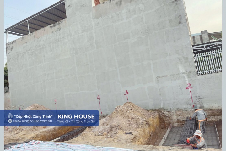 Thi Công Móng | Tiến Độ Nhà Phố Vạn Hạnh House Tại Phú Mỹ