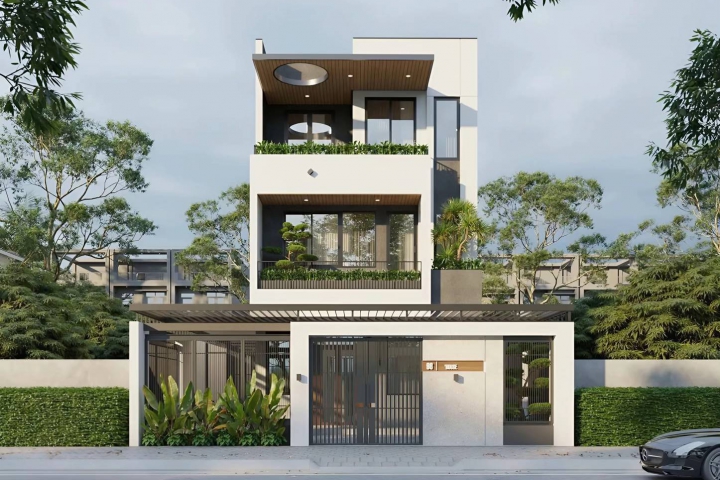 Mẫu Nhà 3 Tầng 5x24M Hiện Đại, Đẹp Từng Góc Nhìn – Không Gian Sống Lý Tưởng Cho Gia Đình Trẻ