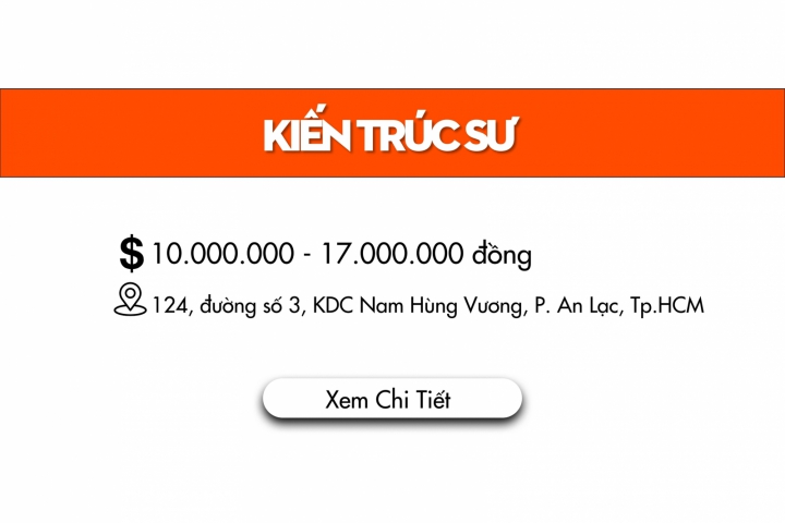 Tuyển Dụng Vị Trí: Kiến Trúc Sư