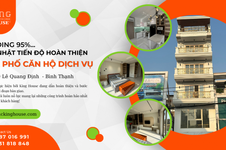 THI CÔNG HOÀN THIỆN NHÀ PHỐ CĂN HỘ DỊCH VỤ TẠI BÌNH THẠNH