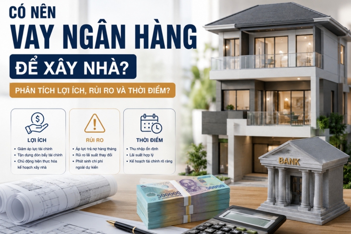 Có nên vay ngân hàng để xây nhà? Phân tích lợi ích, rủi ro và thời điểm?