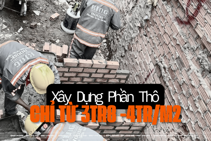 Dịch vụ Trọn gói thi công Phần Thô - Đơn Giá Thi Công Phần Thô Tại Tp. Hồ Chí Minh