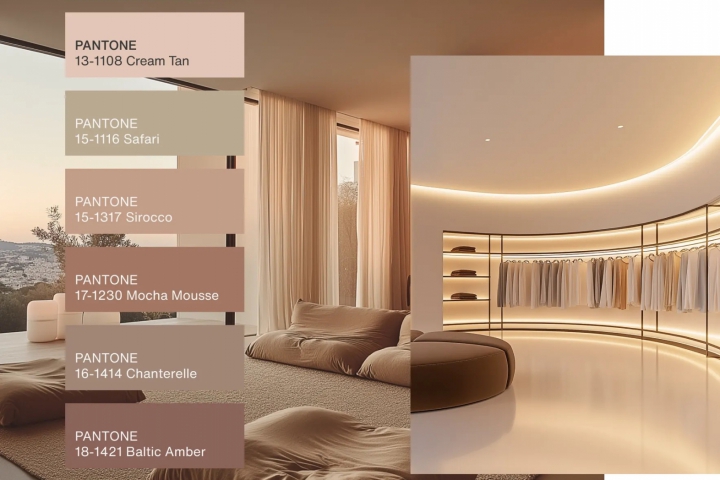 [Tin Cuối Năm]  Pantone công bố màu của năm 2025  –  Mocha Mousse Sắc Nâu Ấm Áp