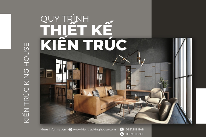 QUY TRÌNH THIẾT KẾ KIẾN TRÚC, NỘI THẤT NĂM 2024 CỦA KINGHOUSE