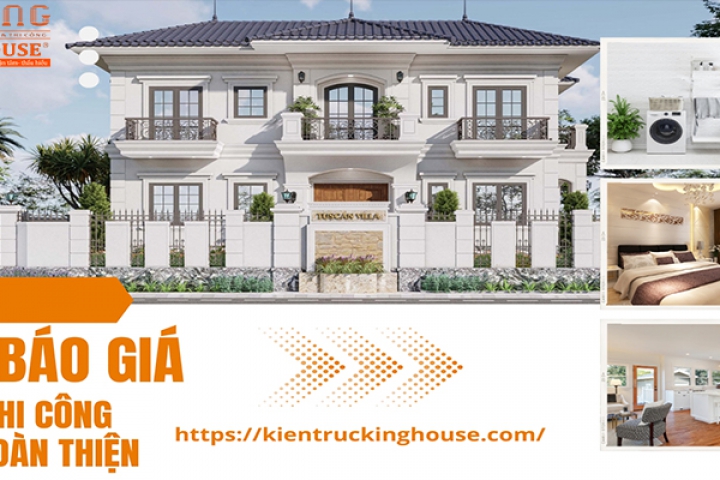 BÁO GIÁ THI CÔNG HOÀN THIỆN CỦA KIẾN TRÚC KING HOUSE