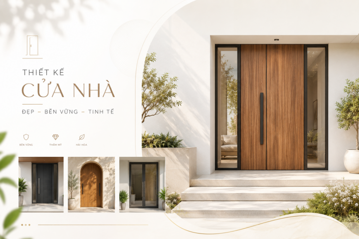 5 Sai Lầm Khi Chọn Thiết Kế Cửa Nhà Khiến Bạn Hối Hận Sau Khi Xây Xong