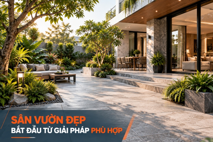 Cách Chọn Gạch Lát Sân Vườn Bền Đẹp, Chống Trơn Và Phù Hợp Với Nhà Ở