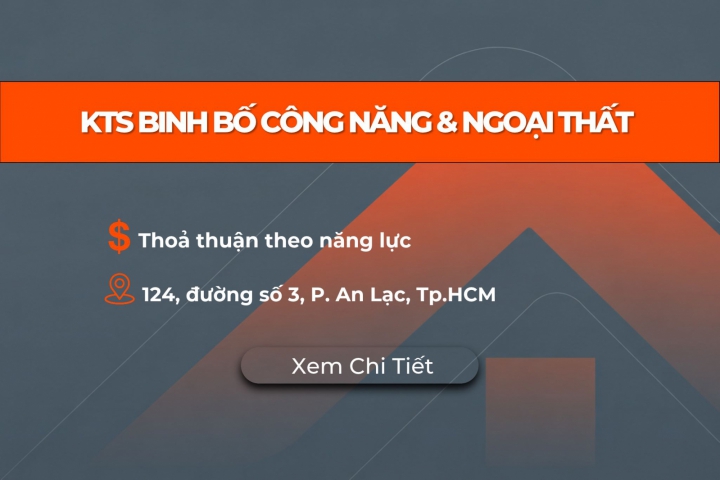 KIẾN TRÚC SƯ BINH BỐ CÔNG NĂNG VÀ NGOẠI THẤT 