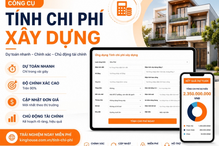 Công Cụ Tính Chi Phí Xây Dựng Online Chính Xác – Dự Toán Xây Nhà Nhanh Chóng